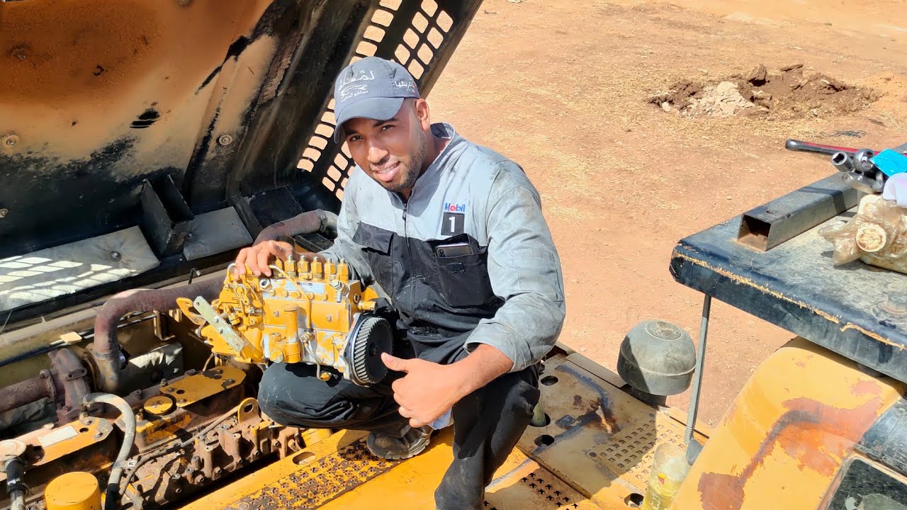 طريقة الديمونطاج بومبا انجيكسيون caterpillar 320c وهذا هو المشكل#caterpillar #jcb_3cx لهت 0644061264