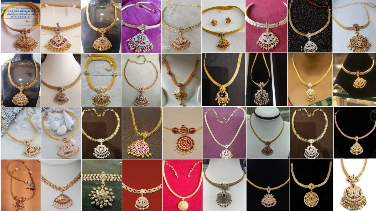 50+Latest Trendy South Indian Gold Nanu Patti Chain Designs|Jigini Necklace Designs|Attigai Designs