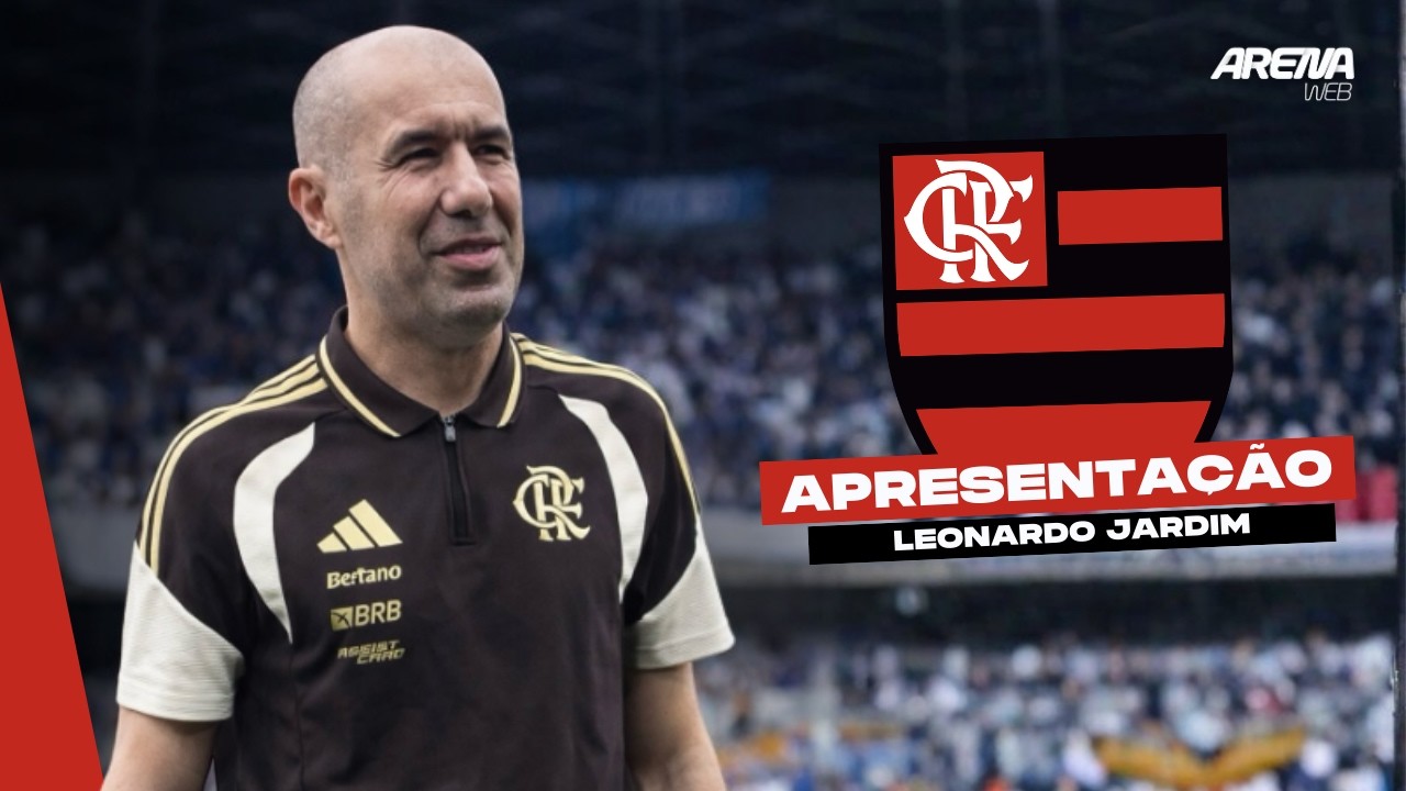 VEJA A APRESENTAÇÃO DO LEONARDO JARDIM - NOVO TÉCNICO DO FLAMENGO | COM IMAGENS!