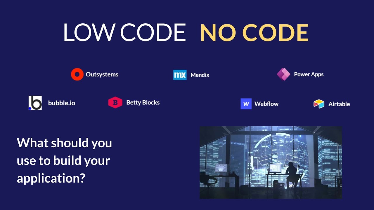 No Code vs Low Code. What should you use for your app?