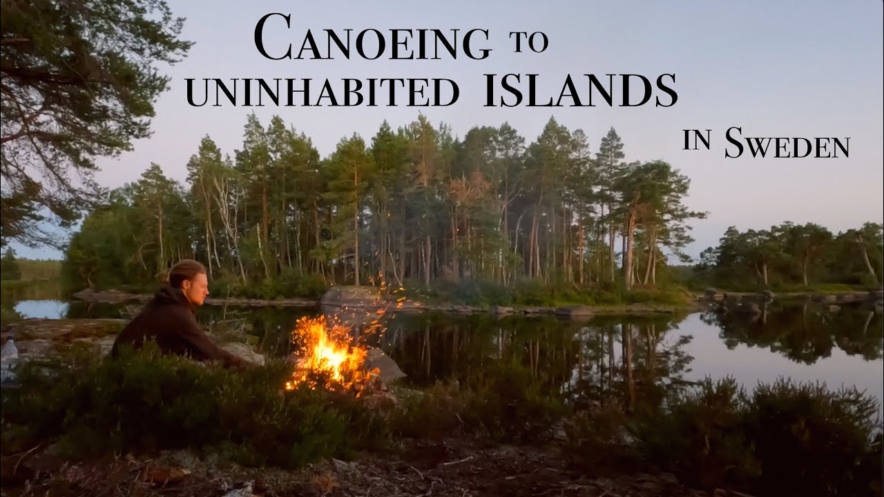 Alone for 4 days - Canoeing and camping on uninhabited islands in Sweden