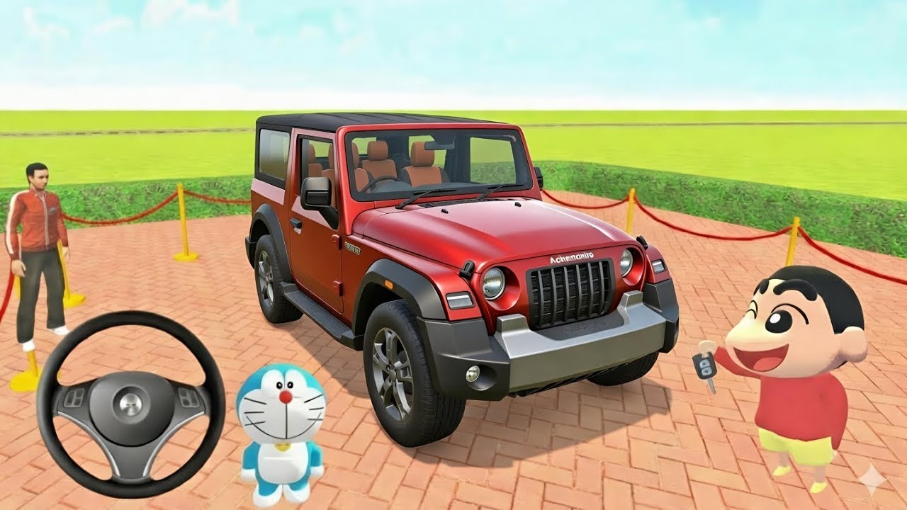 Franklin purchase New Mahendra Thar🚙in Indian theft auto simulator,..