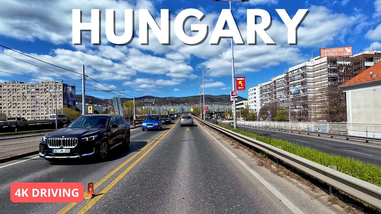 Scenic Drive from Budapest to Visegrád | Danube Bend Road Trip in 4K