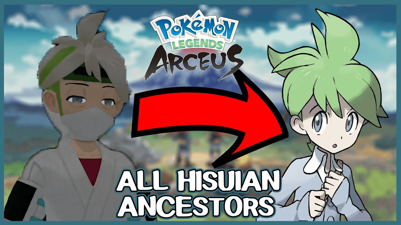 All Hisui ancestors in Pokemon Legends Arceus