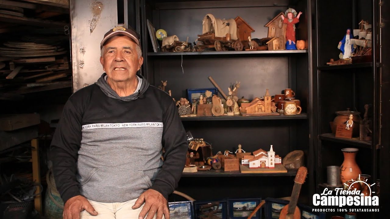 “Las artesanías son en madera de pino. Realizo recordatorios por encargo”: Vicente Usaquén