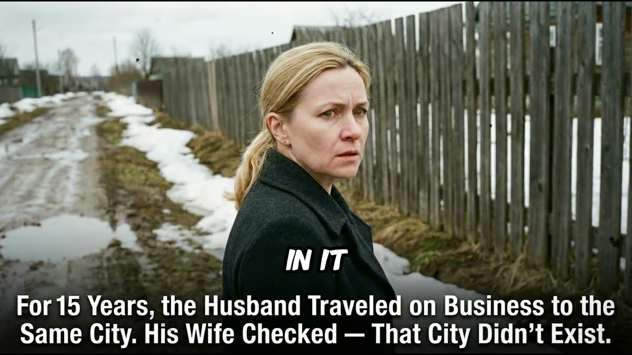 For 15 Years, the Husband Traveled on Business to the Same City. His Wife Checked  That City.......