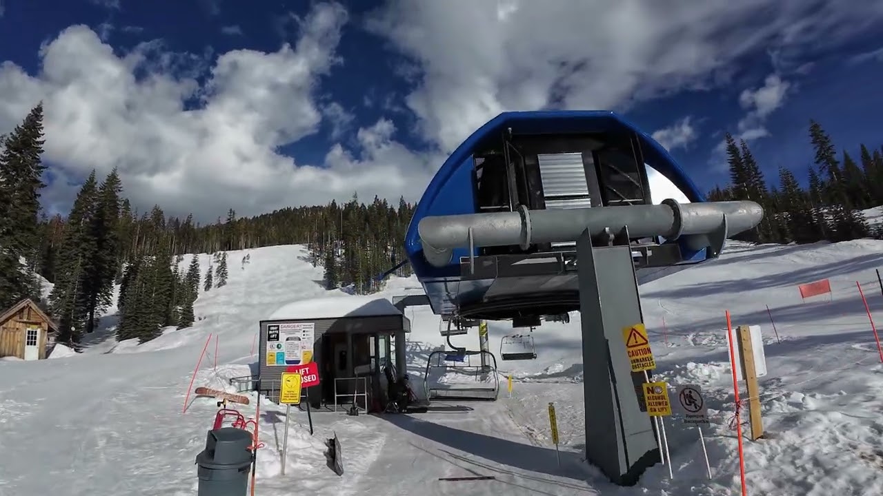 January 10, 2025 Mt. Shasta Ski Park. Blue Bird at Gray Butte
