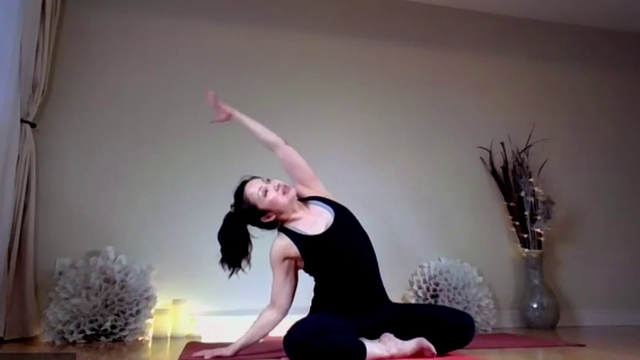 Gentle Yoga   Full Class 60 Minutes (arms and shoulders) Live