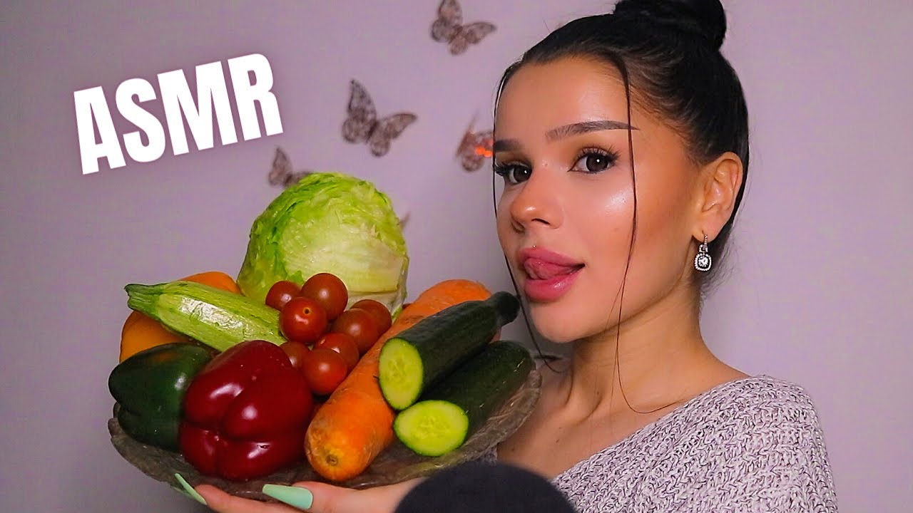 ASMR COMIENDO VERDURA CRUDA