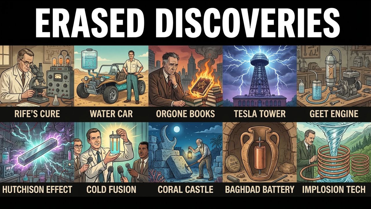 10 Erased Discoveries That Would Change Everything