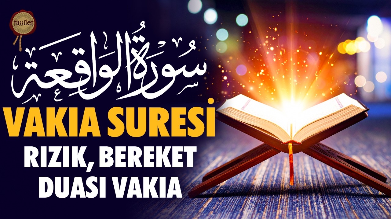 Vakıa Suresi Zenginlik, Rızık, Bereket Duası - Kur'an-ı Kerim Rukye Ayetleri