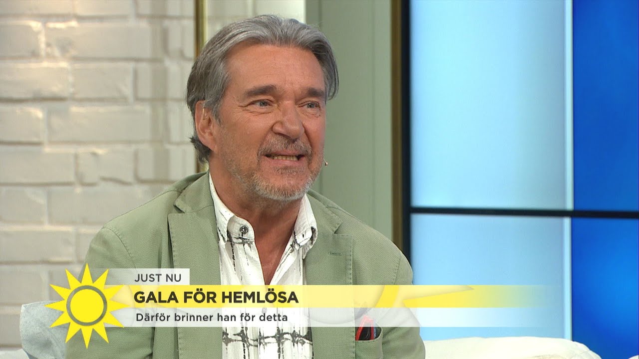 Kjell Bergqvist bakom gala för hemlösa:  ”Dessa människor är helt borglömda” - Nyhetsmorgon (TV4)
