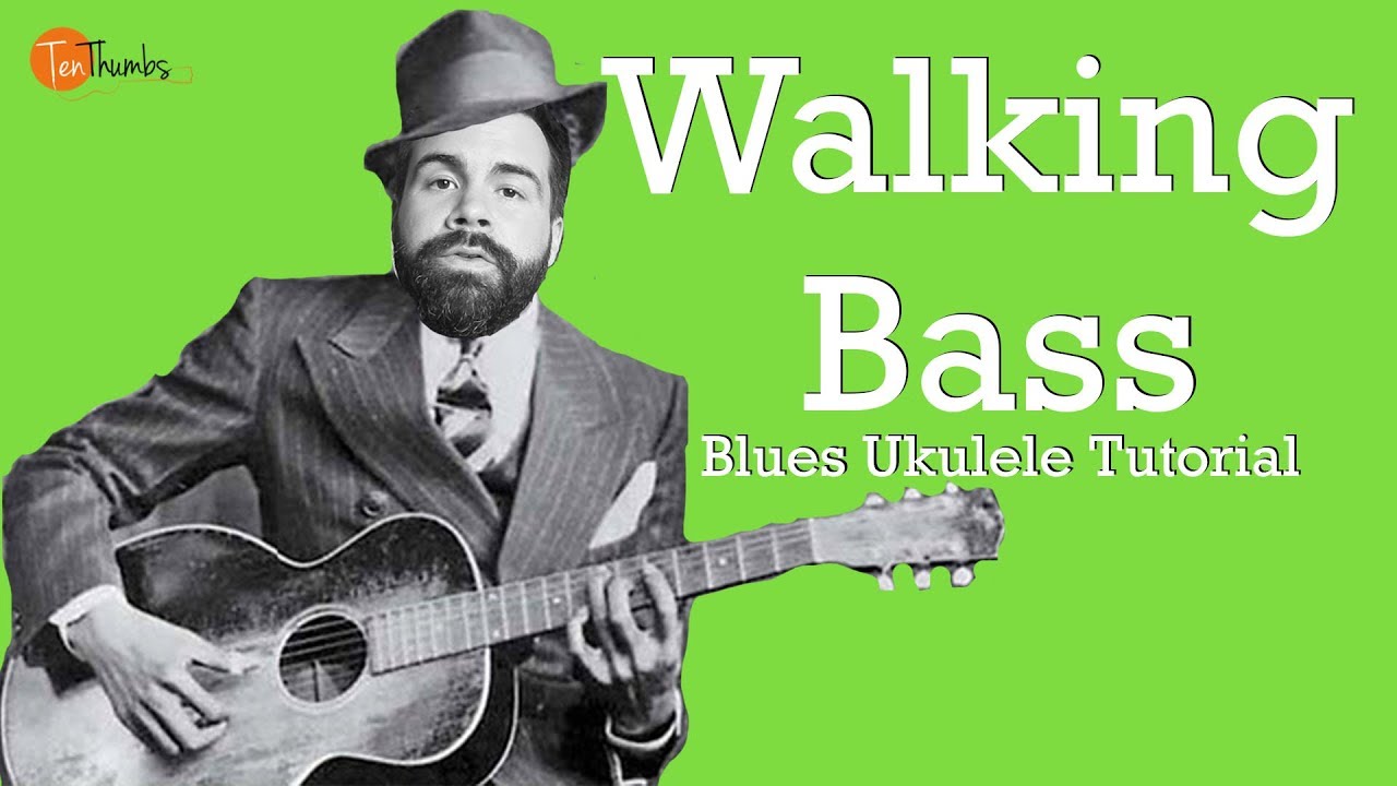 Walking Bass Blues Ukulele Tutorial