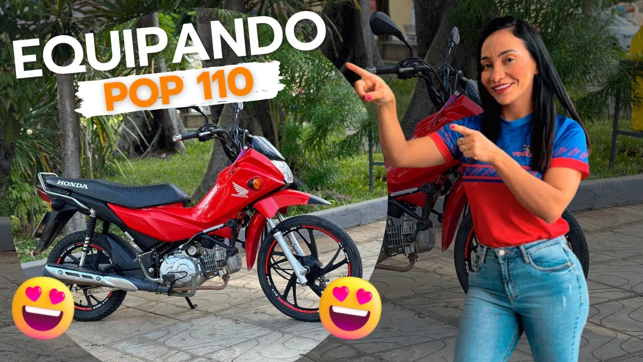 Equipando pop 110 ( partida,painel digital)