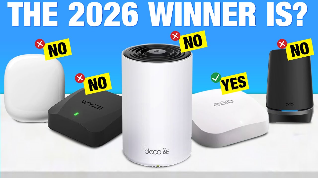 Best Mesh WiFi 6E Routers 2026 &ndash; Top 5 Picks for Next-Gen Speed & Coverage!