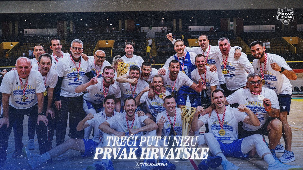 ZDTV | Zadrani treći put u nizu prvaci Hrvatske!