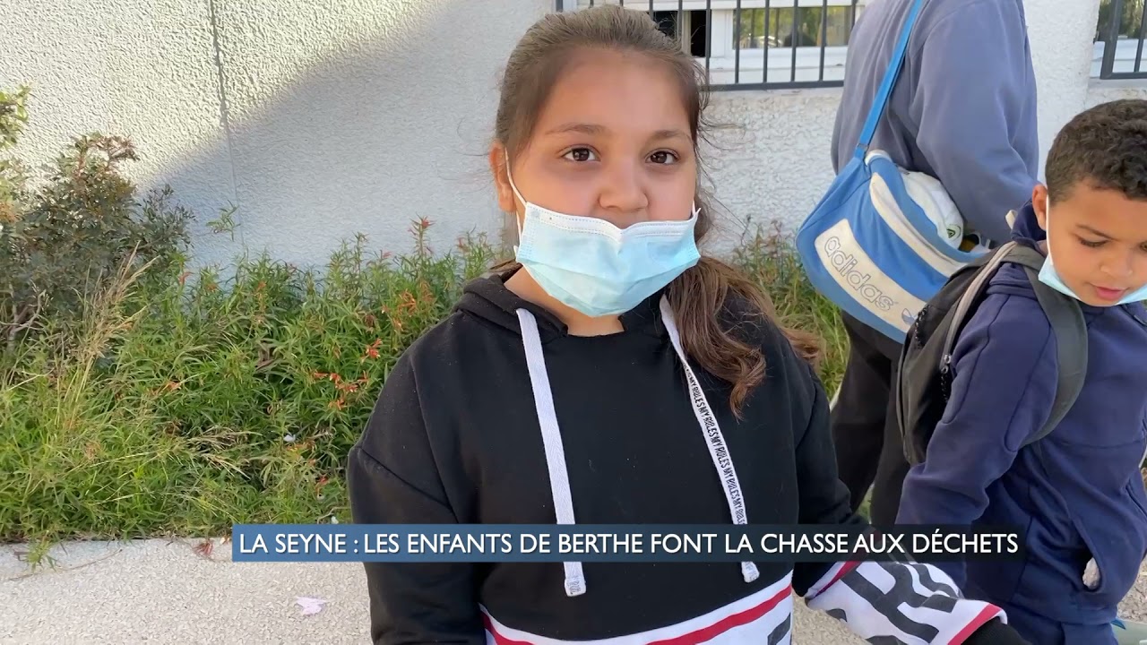 La Seyne : Les enfants de Berthe font la chasse aux déchets