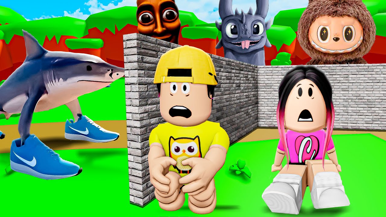 CONSTRUA PARA SOBREVIVER AO ATAQUE DOS MONSTROS NO ROBLOX!