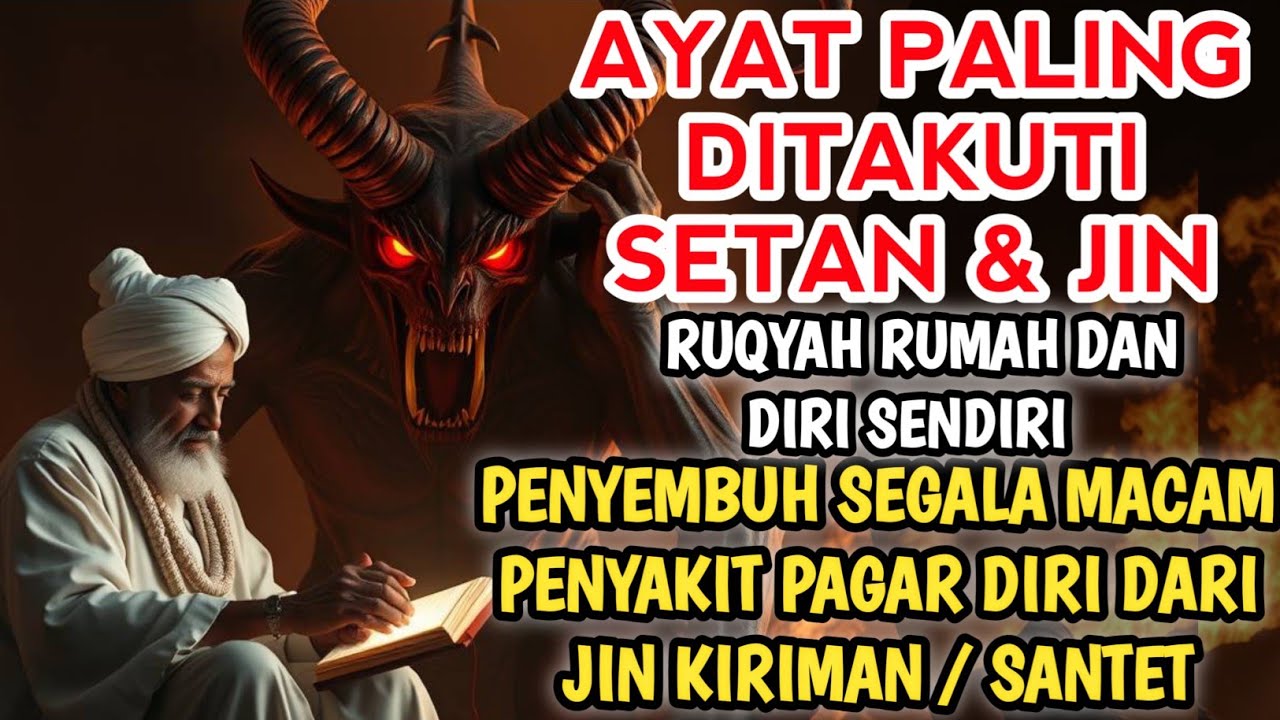 RUQYAH RUMAH PENGUSIR JIN, SETAN & SIHIR DI RUMAH & TUBUH, PENENANG HATI & PIKIRAN | ALAA AQEL
