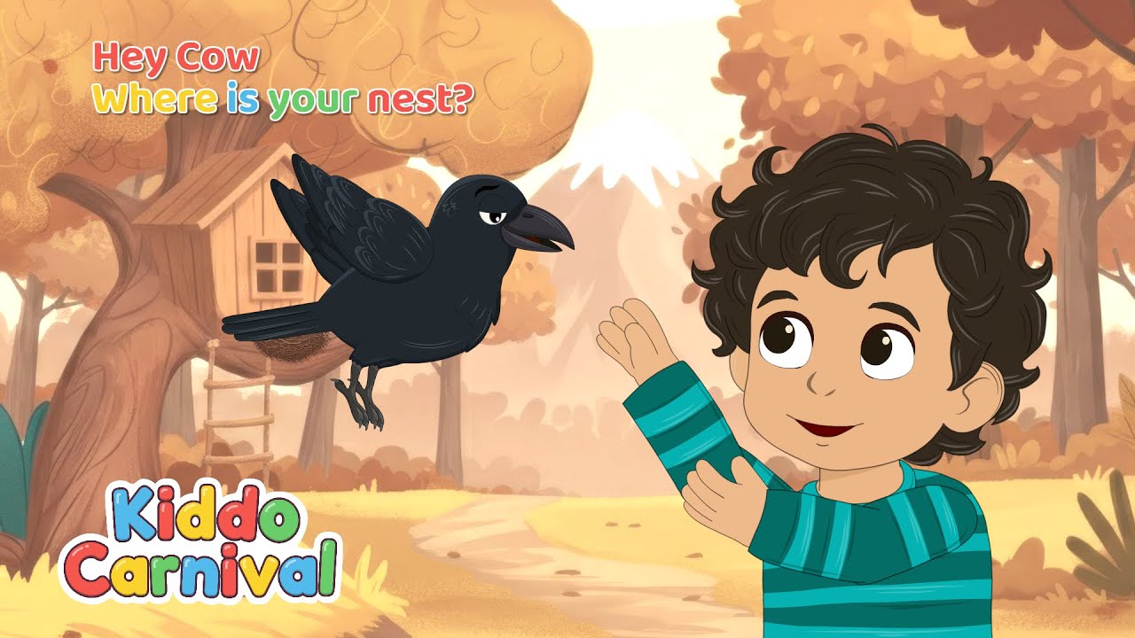 Crow where is your Nest ? | Crow Song | Kiddo Carnival Rhymes