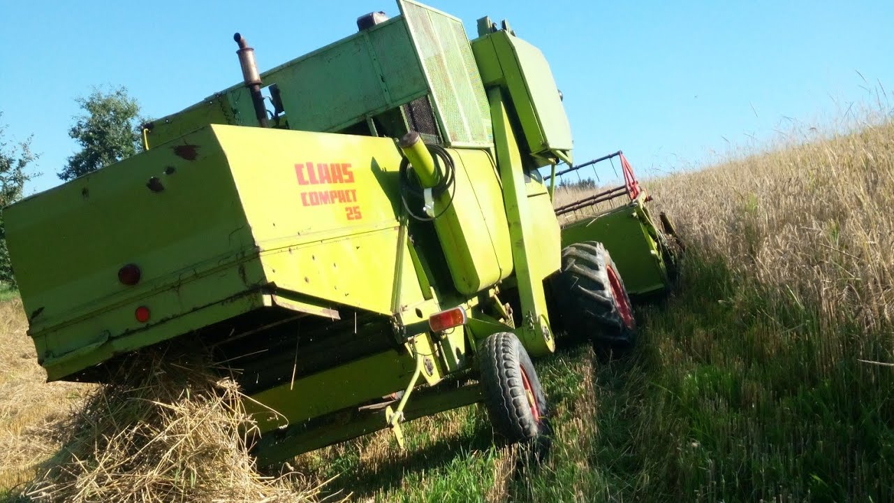 żniwa 2023 małopolskie wzmagania z górami 😎 claas compact 25