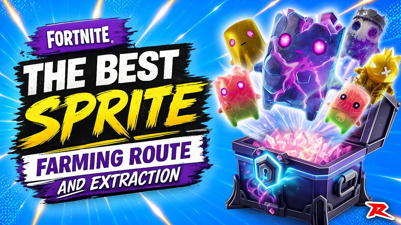 Как БЫСТРО фармить спрайты! ЛУЧШИЙ маршрут для фарма спрайтов в Fortnite ПРЯМО СЕЙЧАС!