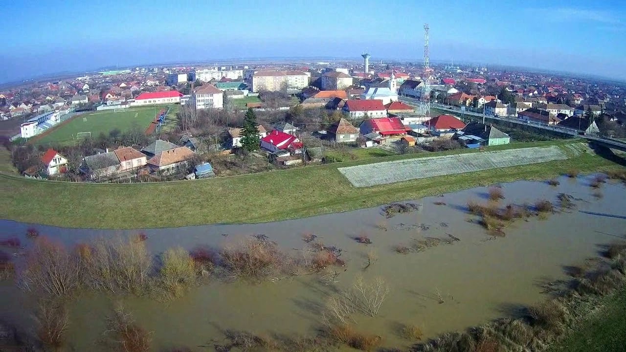 Cu drona prin Chișineu-Criș.