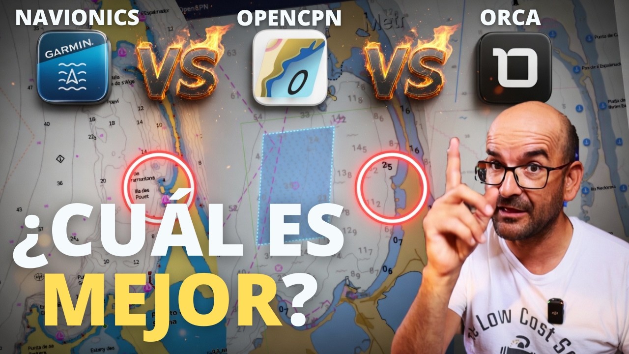 EP116 - Navionics vs OpenCPN vs Orca — ¿Cuál es el mejor plotter ?