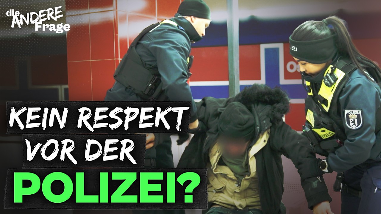 Kein Respekt vor der Polizei? Im Einsatz mit Polizisten in Berlin | Die andere Frage
