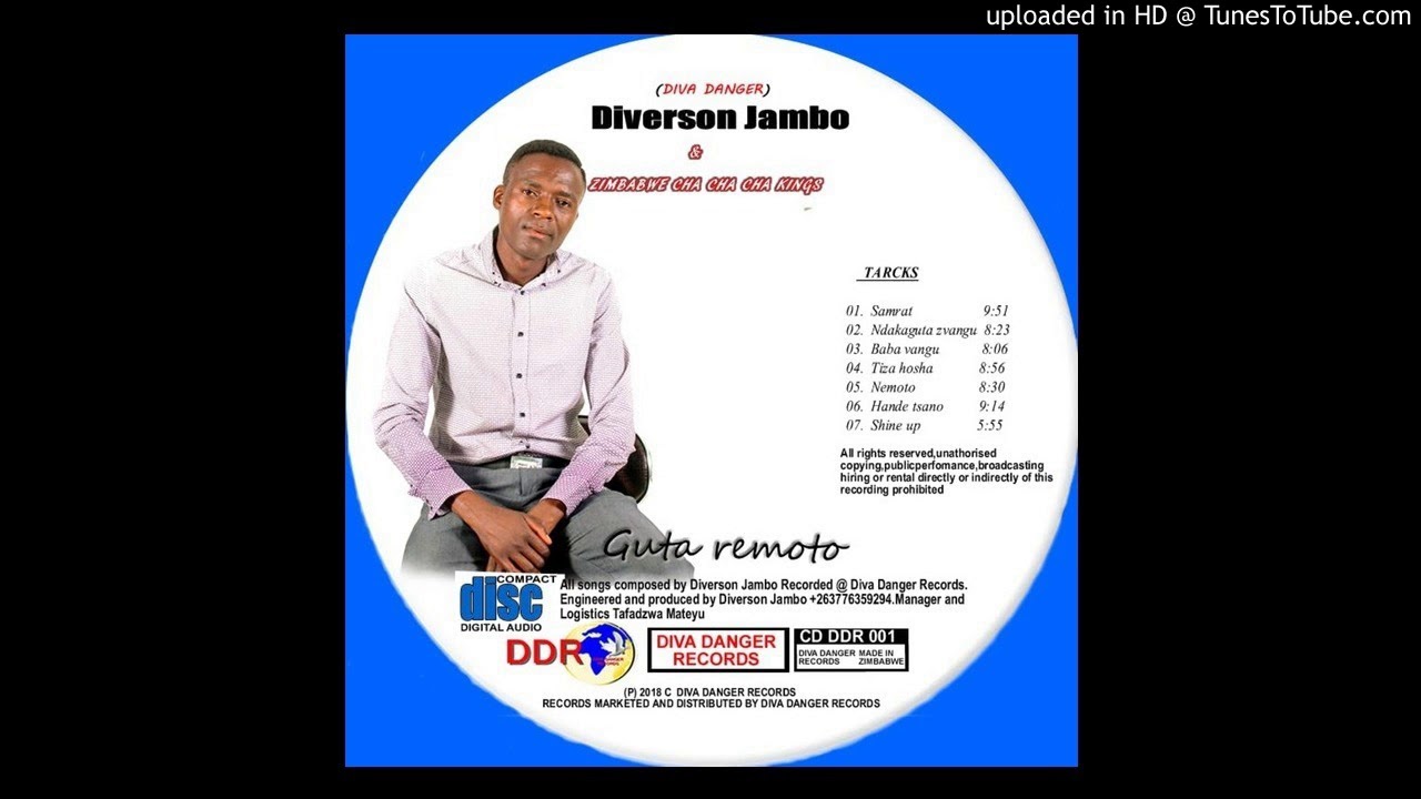 DIVERSON (DIVA DANGER) JAMBO & ZIMBABWE CHA CHA CHA KINGS ALBUM GUTA REMOTO SONG NDAGUTA ZVANGU