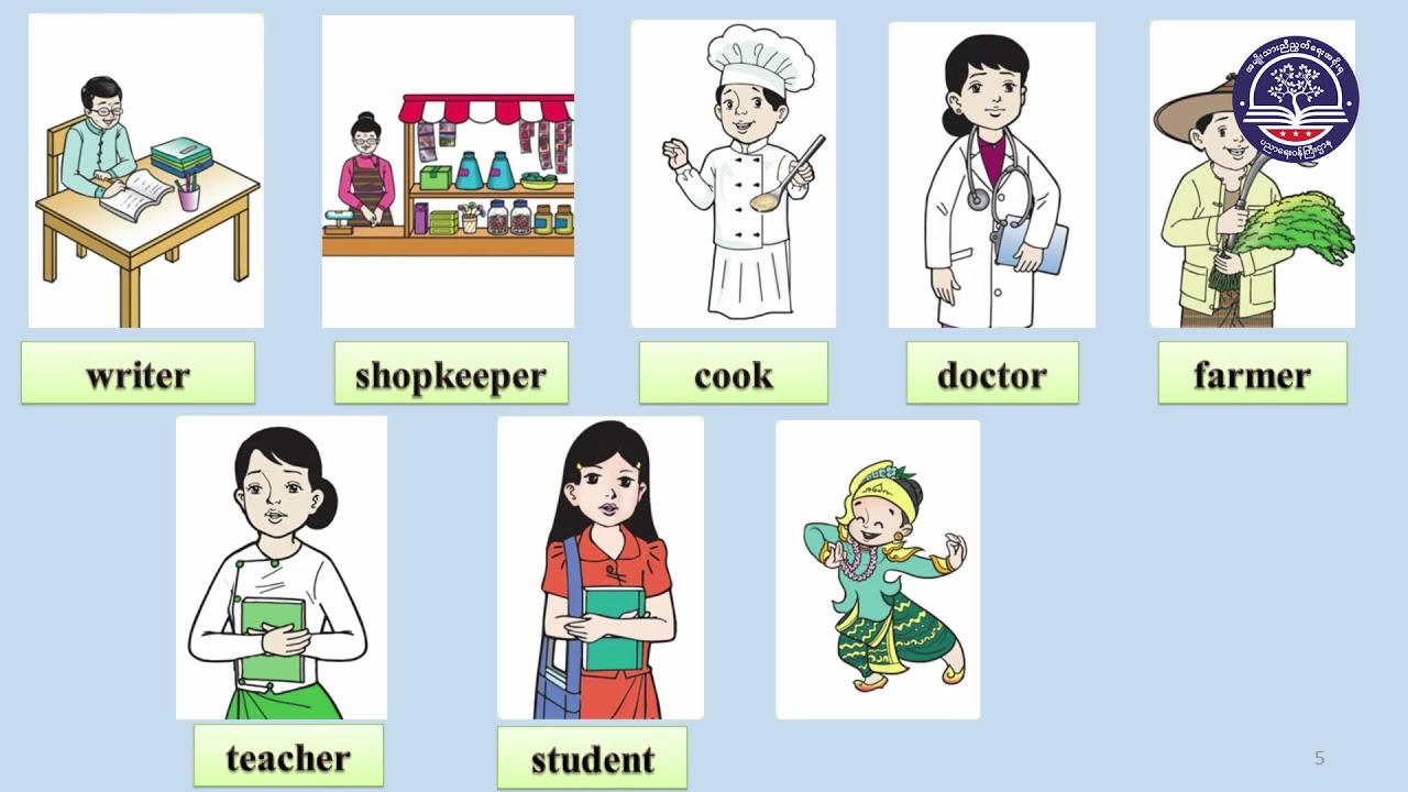 Grade 3 English, Unit (1) (အပိုင်း-၁)
