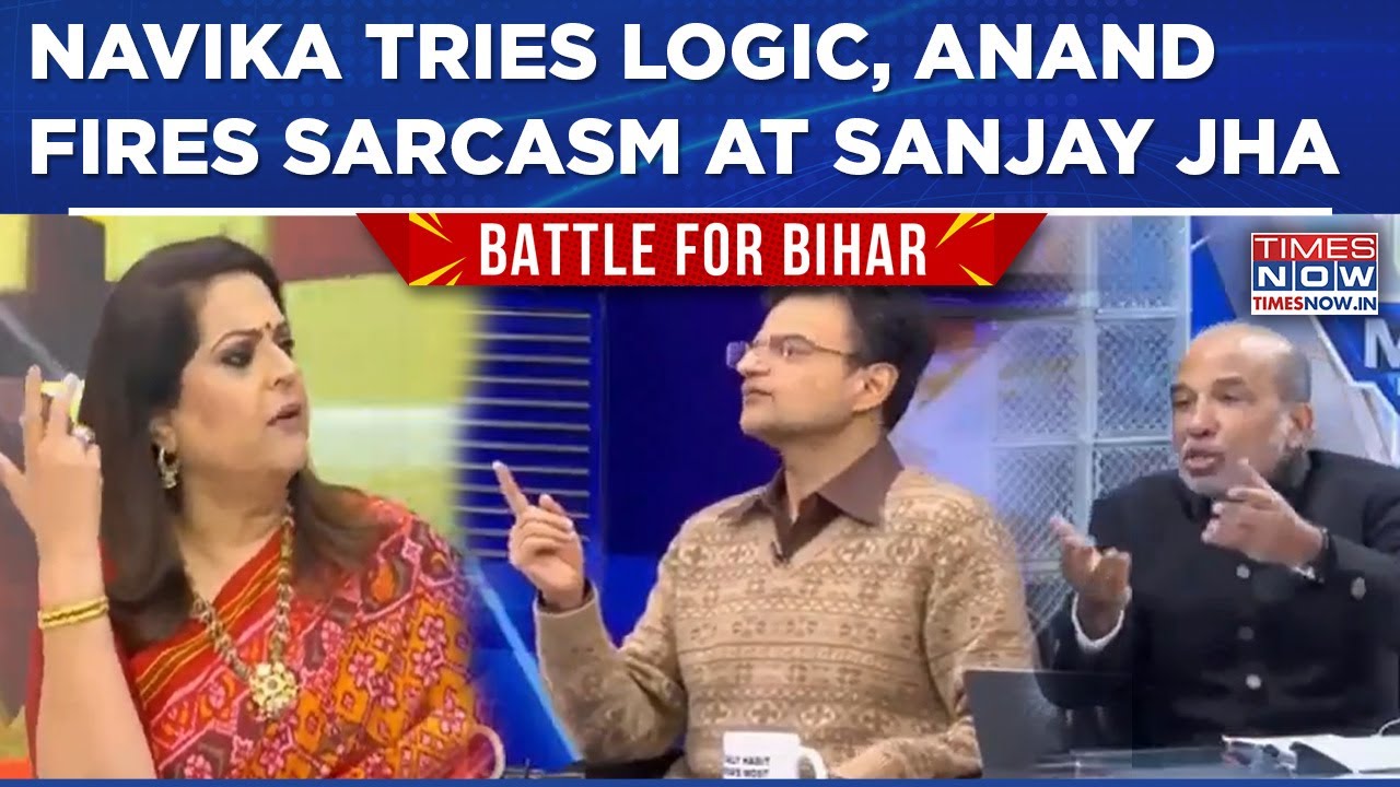 Ranganathan At Sarcastic Best: Navika Tries Logic With Sanjay Jha, Anand Says 'He Won't Understand'