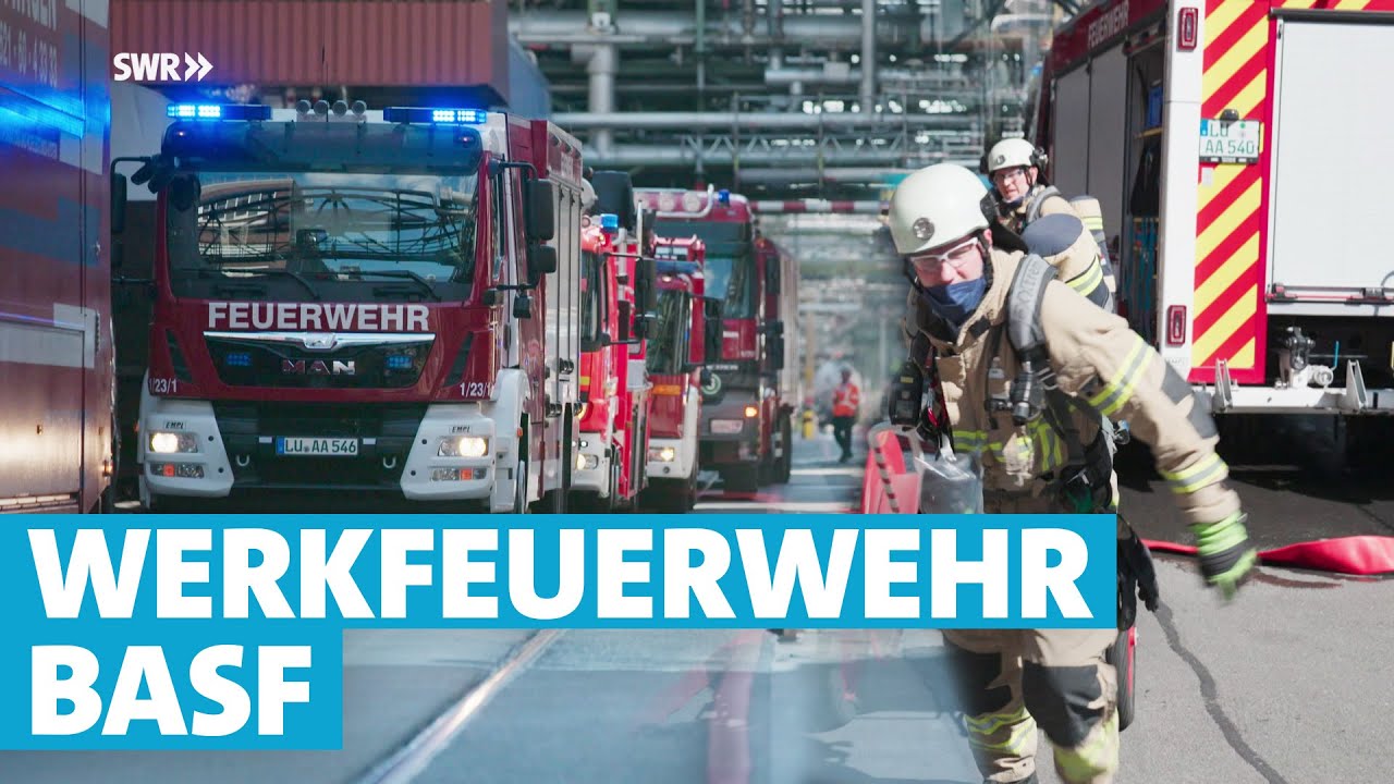 Die Werkfeuerwehr der BASF: Rund um die Uhr einsatzbereit