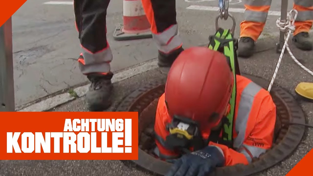 CO2 Alarm! Kanalmeister setzt sich Gefahren aus! 1/2 | Achtung Kontrolle | KabelEins