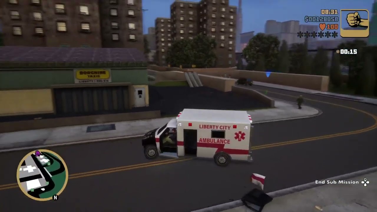 The most ridiculous GTA 3 save. paramedic mission 12