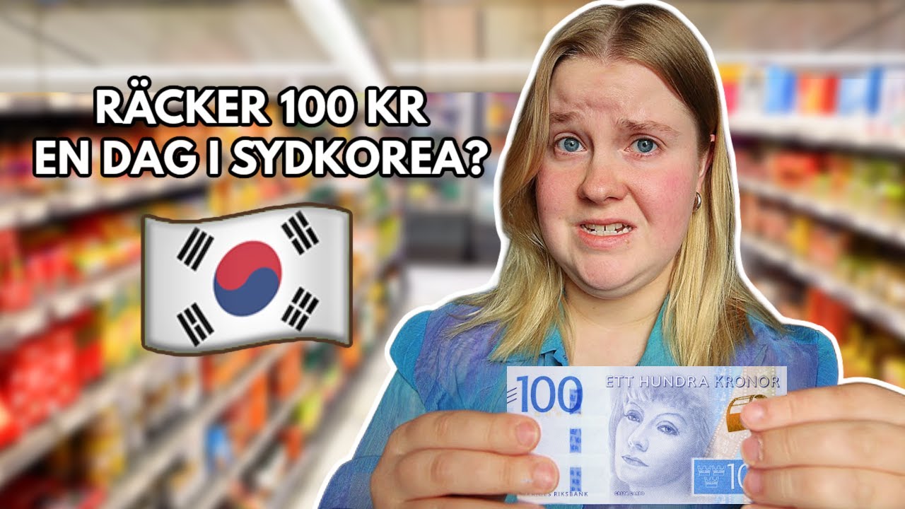 Kan man överleva en dag i Sydkorea på 100 kr?