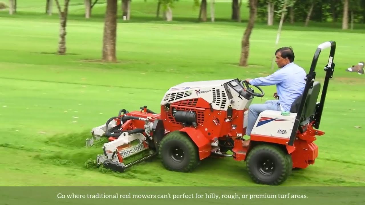 Ventrac MR770 Reel Mower | Precision Mowing on 30° Slopes with Ventrac 4520 | Surge Systems