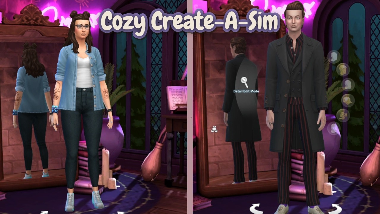 Cozy Create-A-Sim 🌿 | Mail Carrier + Butler | The Sims 4 CAS | No Commentary | Relaxing Gameplay