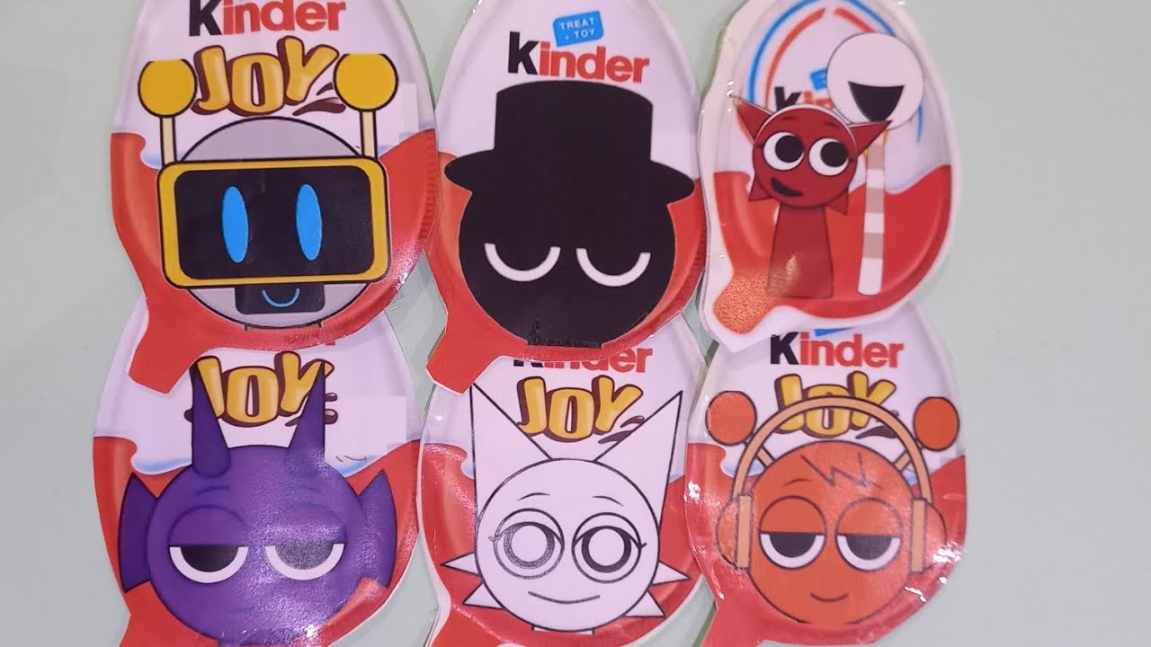 [🌈 Paper_diy 🌈] Incredibox Sprunki BLIND Bag unboxing! | Kinder Joy or Box or Bag | ASMR |