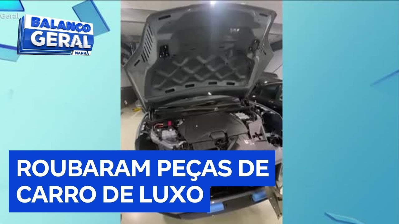 Quadrilha invade loja de carros de luxo e rouba peças e acessórios de alto valor