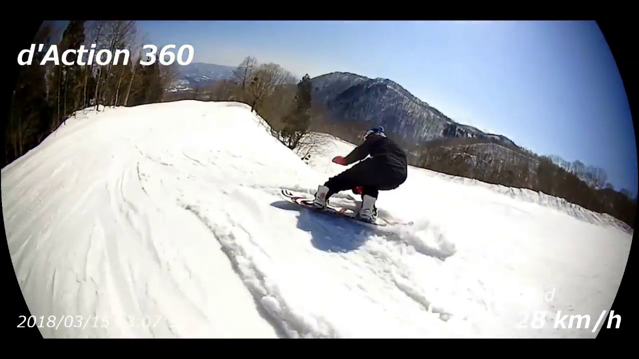 栂池高原 春雪セッション d'Action360撮影