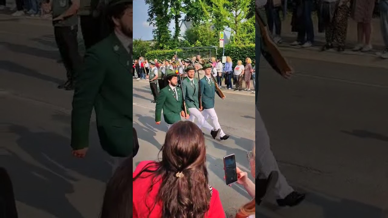 Schützenfest Overhagen 2025 Parade am Montag