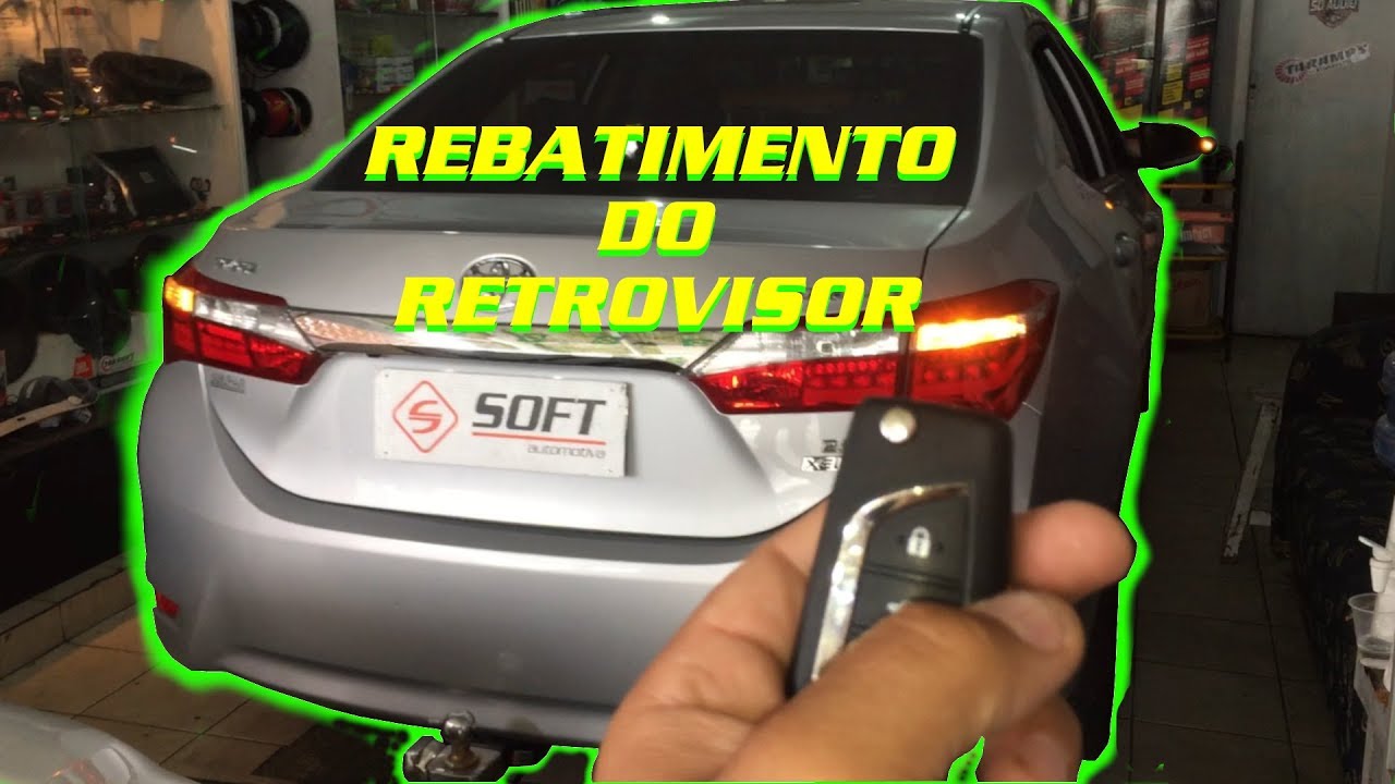 Toyota Corolla XEi e Altis 2015 à 2019 - Rebatimento de Retrovisores - TRT31