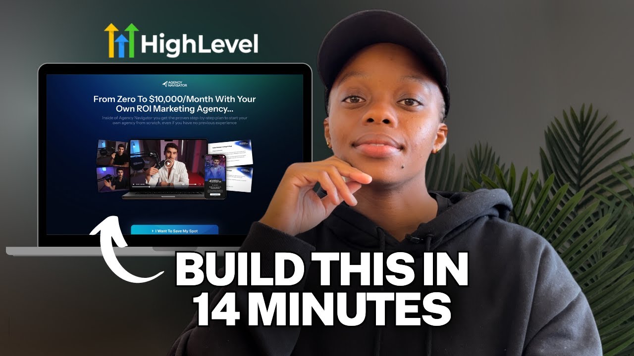 How to build a landing page from scratch | GoHighLevel Website Builder Tutorial For Beginners 2025