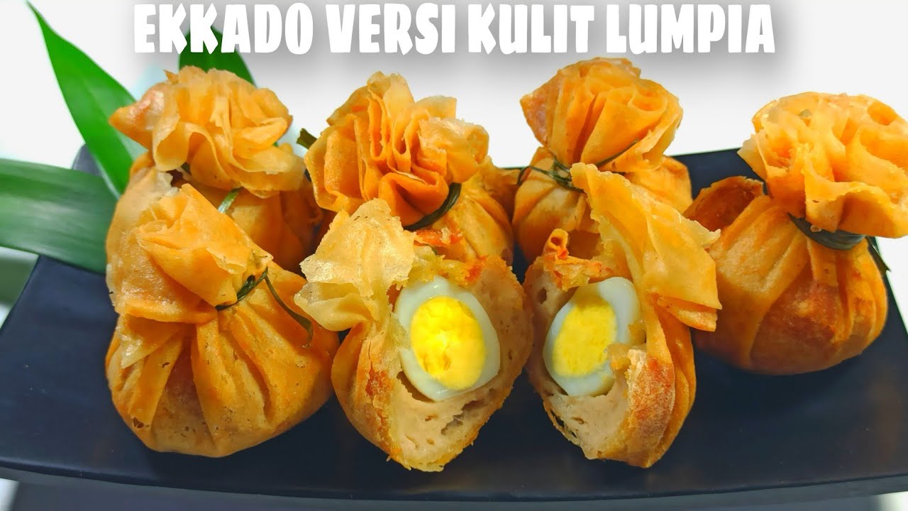 RESEP EKKADO KULIT LUMPIA MUDAH DAN MURAH | cara membuat ekado telur puyuh