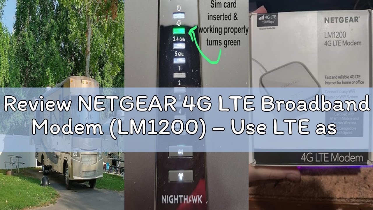 Review NETGEAR 4G LTE Broadband Modem (LM1200) &ndash; Use LTE as a Primary Internet Connection or Failove