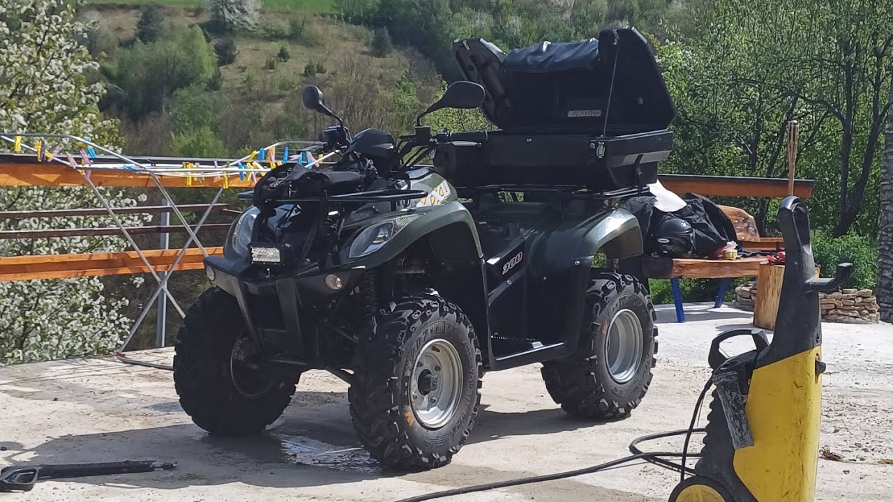Kymco 300 mxu (First watch on quad)