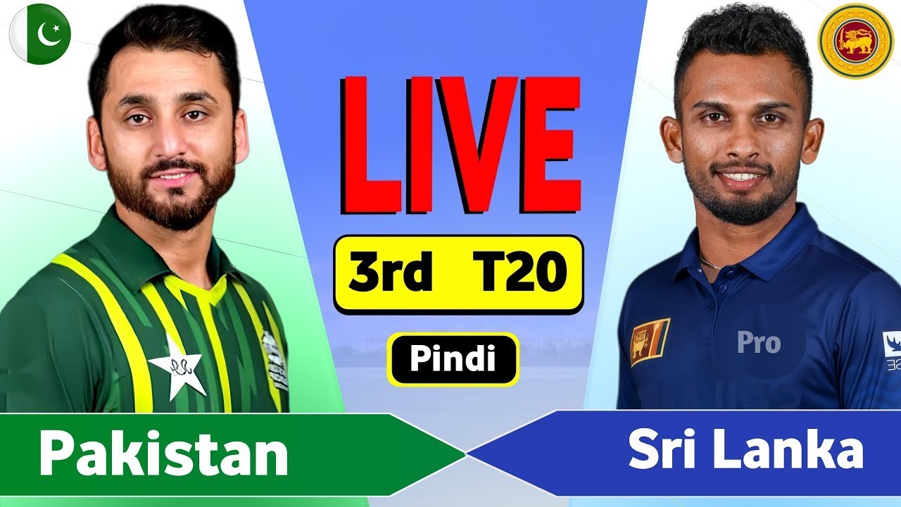 🔴LIVE PAKISTAN vs SRI LANKA 🏆|TRI SERIES 2025 AT RAWALPINDI STADIUM