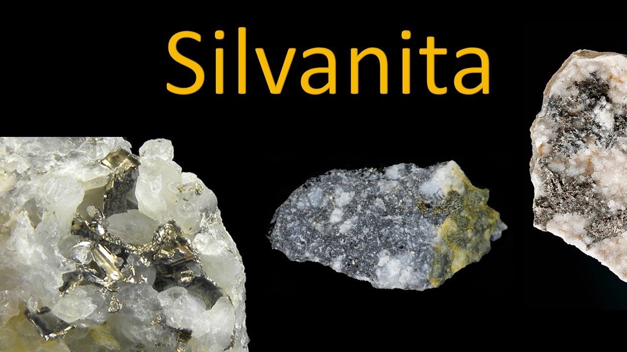 Silvanita  / características y propiedades de identificación