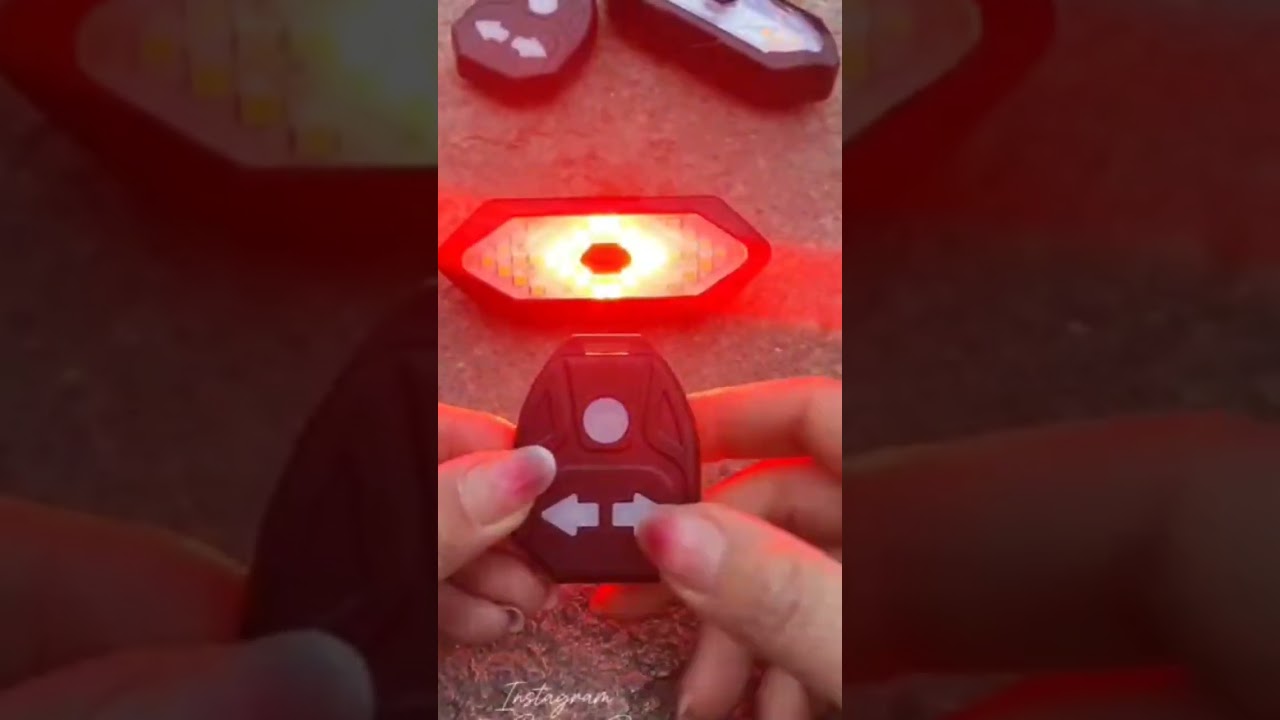 Lampu Sepeda Belakang Dengan Sein Wireless Sen MTB Road BIke Seli Lipat